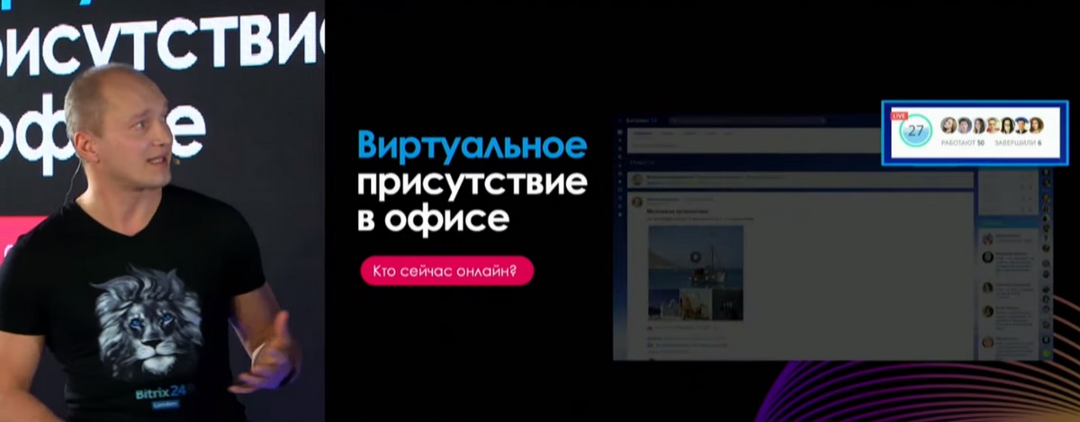 Битрикс24.Лондон - Присутствие в офисе